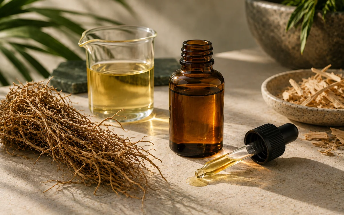 Illustrative Anwendungskomposition für Kosmetik und Duft